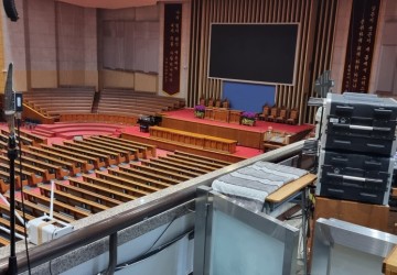 교회 FOH AV 시스템 구축